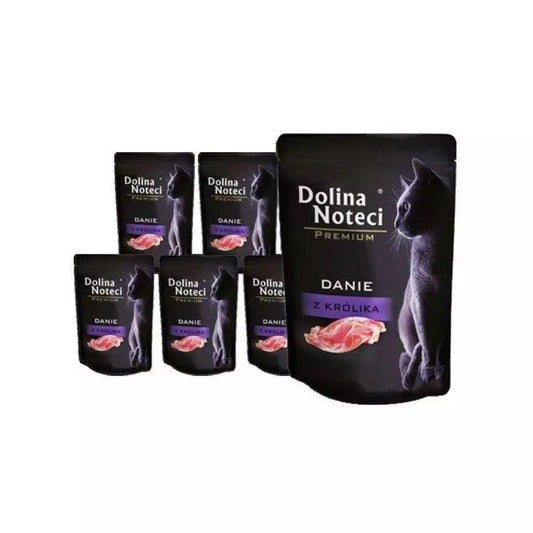 Guliašas katėms su triušiena Dolina Noteci Dish, 10x85 g