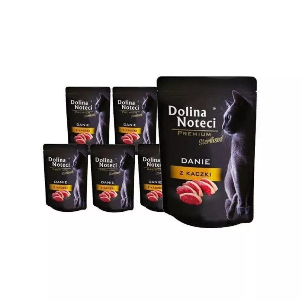 Guliašas sterilizuotoms katėms su antiena Dolina Noteci Dish, 10x85 g