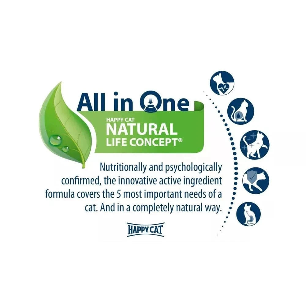 Happy Cat guliašas jauniems kačiukams su paukštiena Kitten&Junior LandGeflugel, 85 g