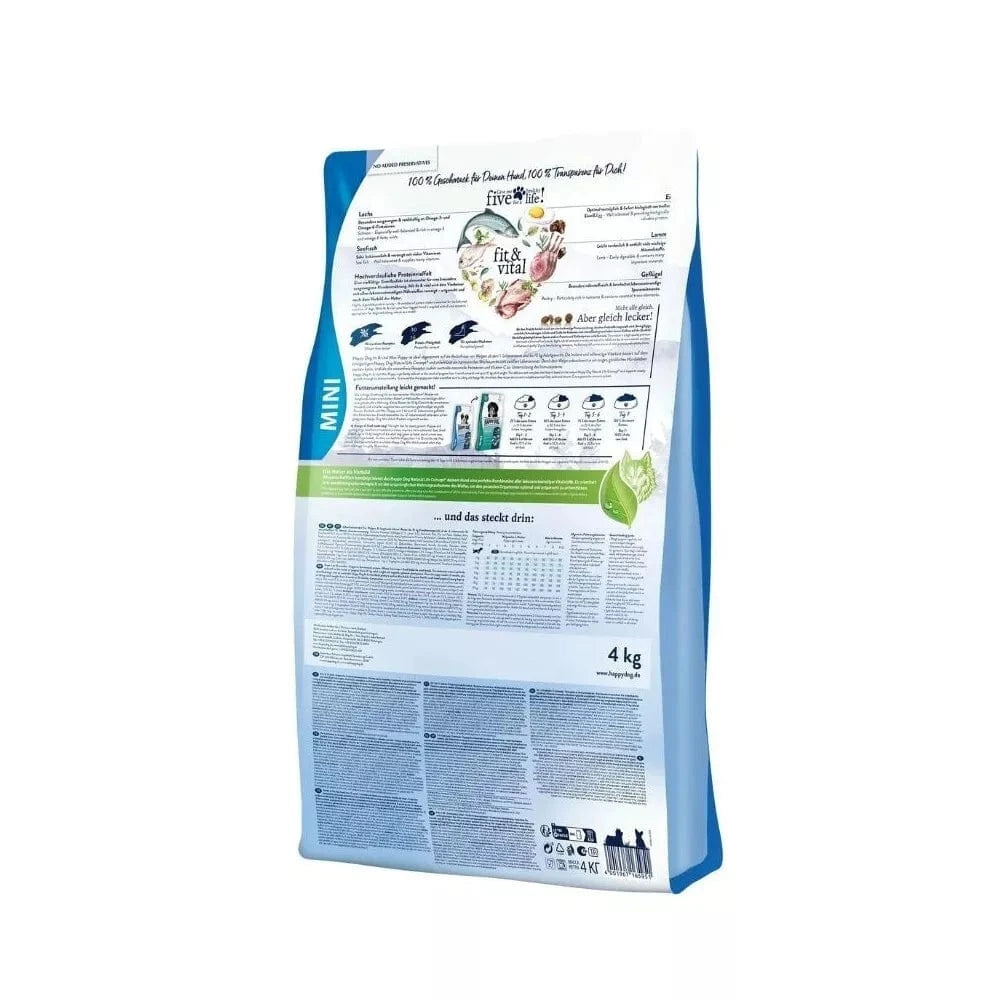 Happy Dog Mini Puppy visavertis pašaras jauniems šuniukams, 300 g