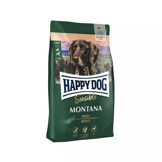 Happy Dog Montana visavertis pašaras suaugusiems šunims su arkliena, 1 kg