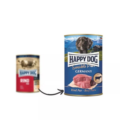 Happy Dog Sensitive Pure Germany konservai šunims su jautiena, 800 g