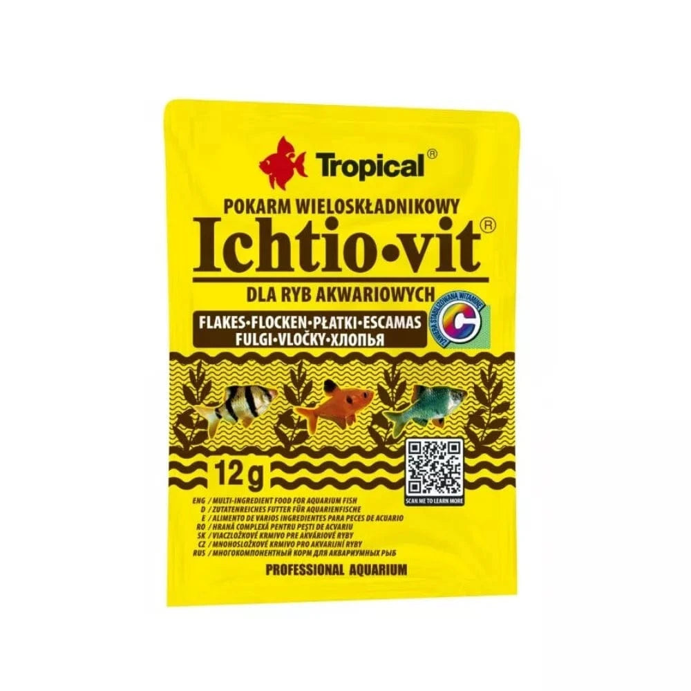 Tropical Ichtio-vit universalus pašaras visaėdėms akvariumo žuvims 12 g