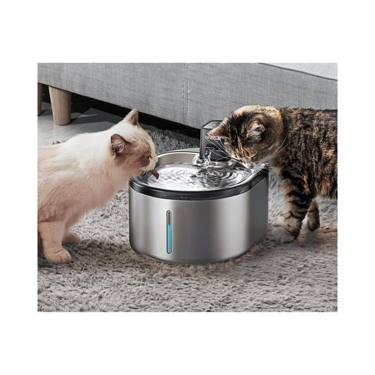 Išmanusis vandens fontanas iš nerūdijančio plieno Oneisall PTM-643, belaidis, 4 l