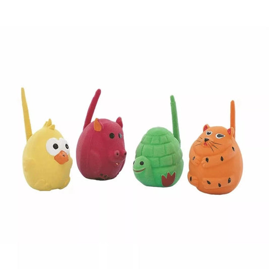 Šunų žaislas lateksinė figūrėlė su uodega, 6 cm