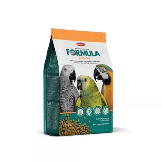 Lesalas granulėmis vidutinėms ir didžiosioms papūgoms Formula, 1,4 kg