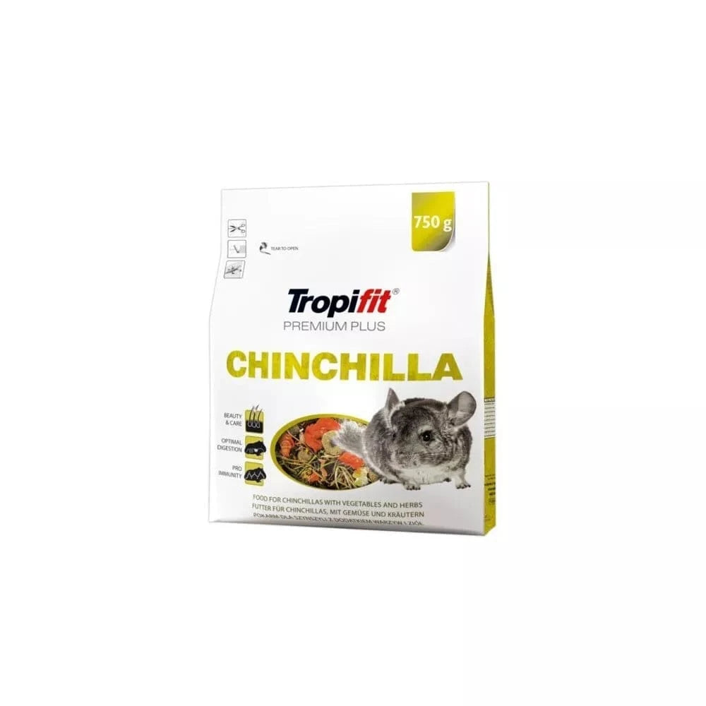 Maistas šinšiloms Tropifit Chinchilla Premium Plus750 g