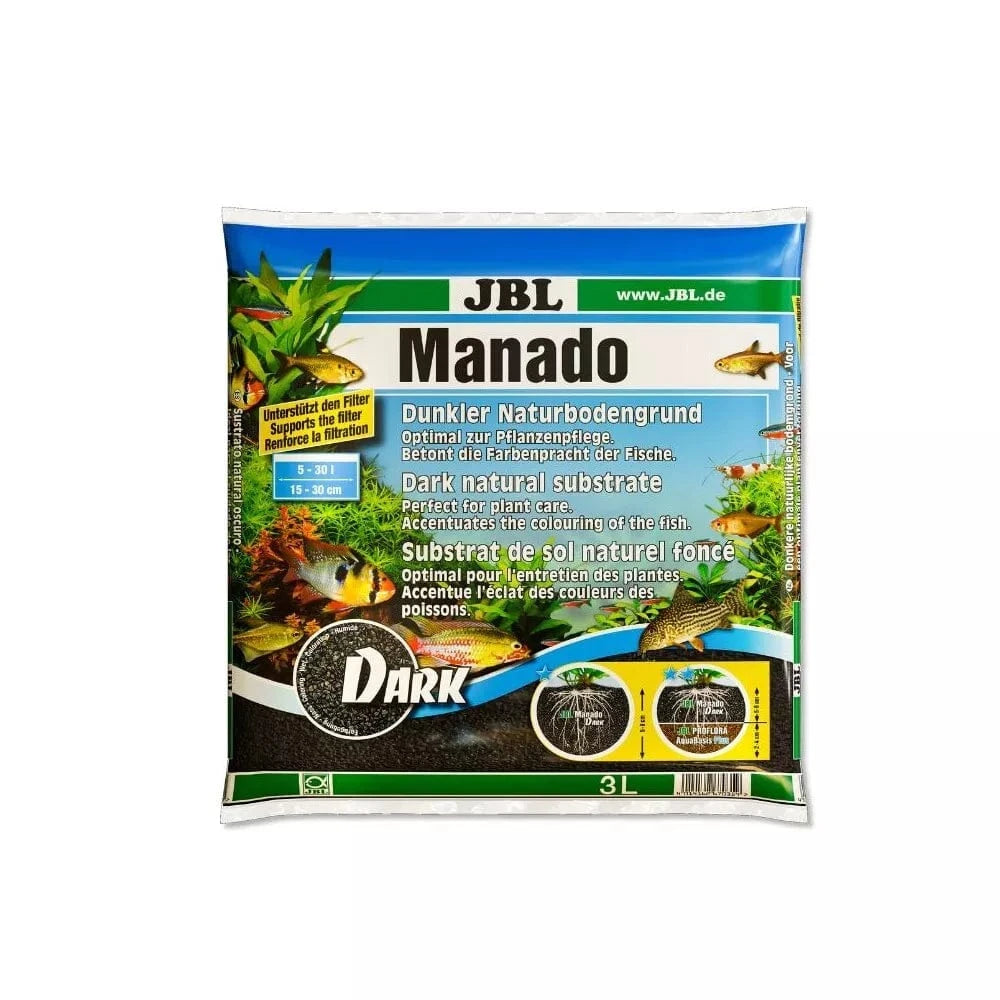 JBL Manado Dark natūralus substratas akvariumo augalams 3 l