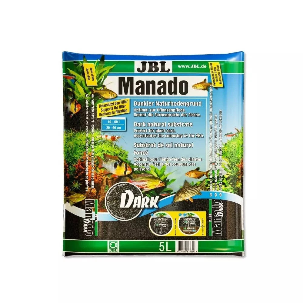 Manado Dark natūralus substratas akvariumo augalams 5 l