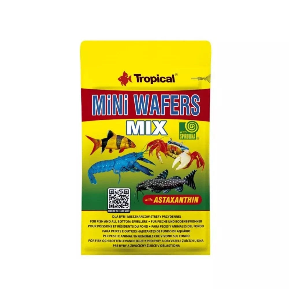 Mini Wafers Mix pašaras dugninėms žuvims 90 g