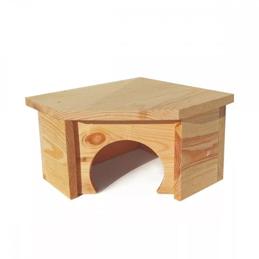 Namas graužikui medinis, kampinis