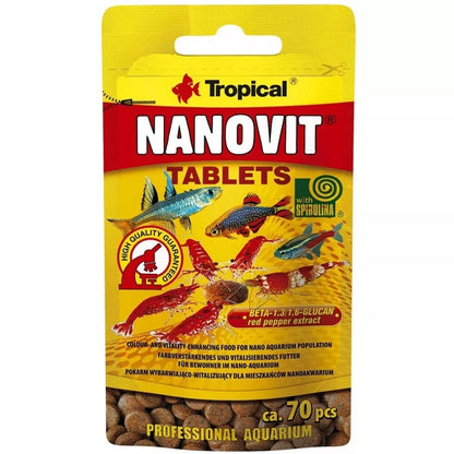 Tropical Nanovit smulkios tabletės 10 g