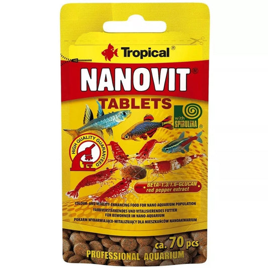 Tropical Nanovit smulkios tabletės 10 g
