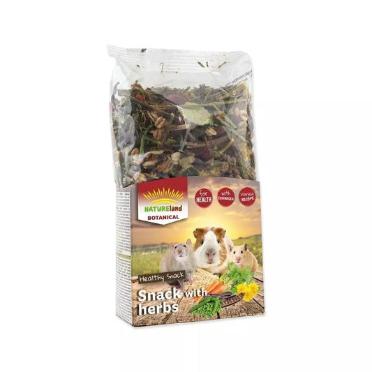 Nature Land Botanical skanėstas graužikams su žolelėmis, 150 g
