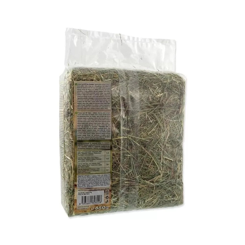 Nature Land šienas su morkomis, 650 g