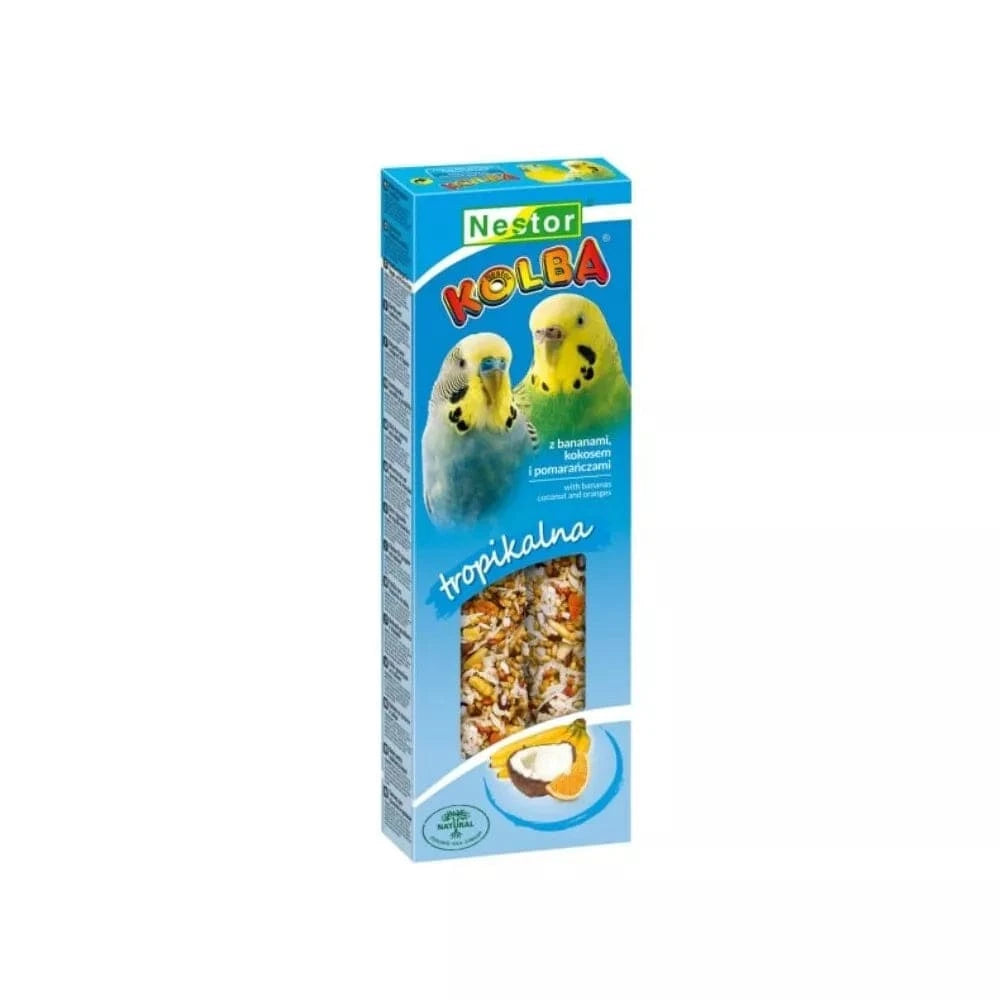 Skanėstai banguotosioms papūgoms su kokosais 2 vnt.