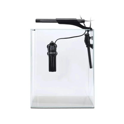 Opti Bent 20 akvariumas stačiakampis, juodas, 25x25x30 cm, 19 l