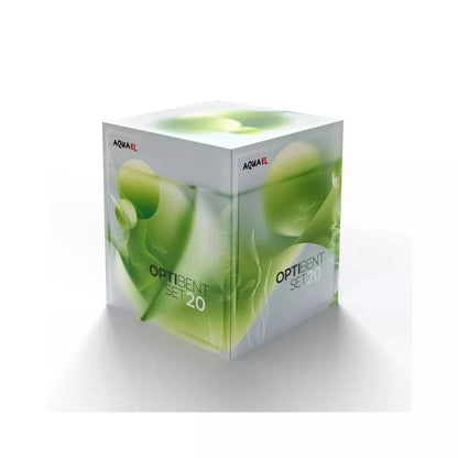 Opti Bent 20 akvariumas stačiakampis, juodas, 25x25x30 cm, 19 l