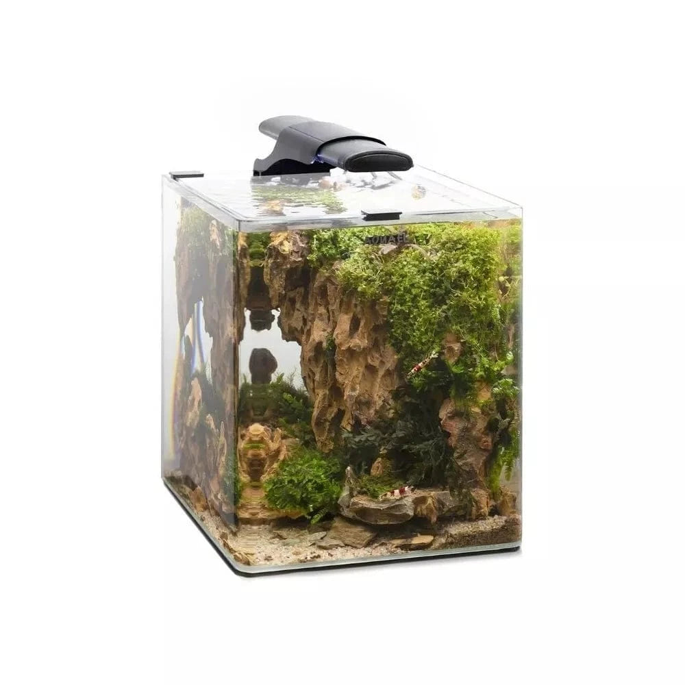 Opti Bent 30 akvariumas stačiakampis, juodas, 29x29x35 cm, 29 l