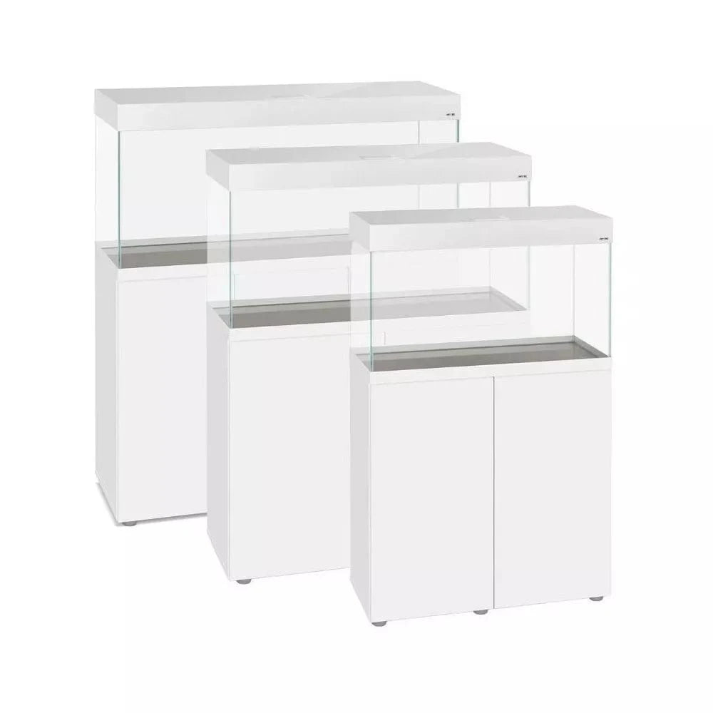 Opti Set 125 akvariumas stačiakampis, baltas, 81x36x51 cm, 125 l