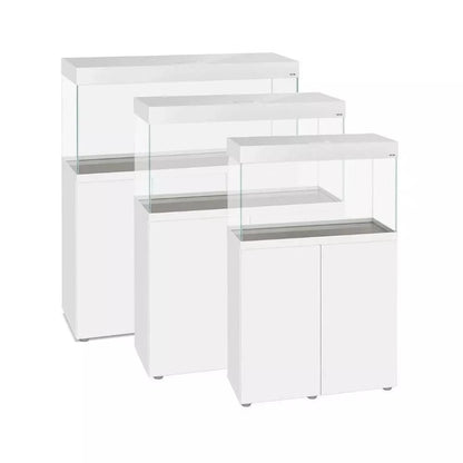 Opti Set 125 akvariumas stačiakampis, baltas, 81x36x51 cm, 125 l