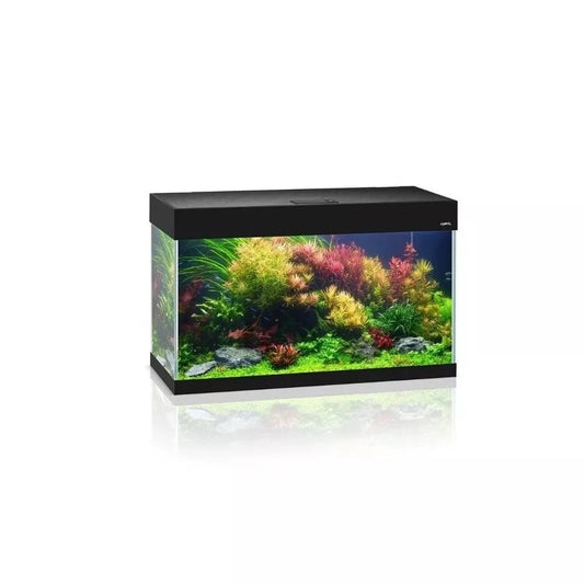 Opti Set 125 akvariumas stačiakampis, juodas, 81x36x51 cm, 125 l