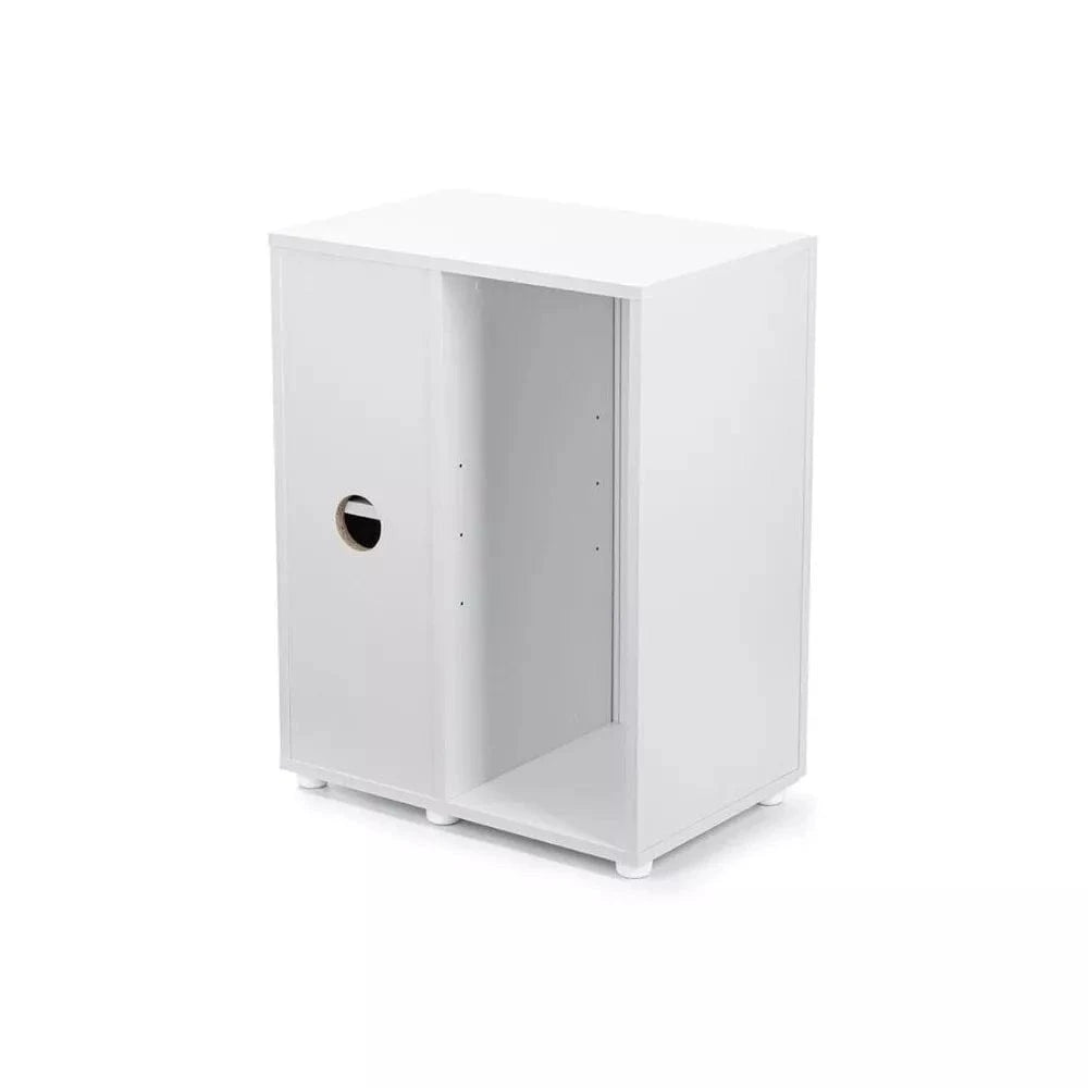 Opti Set 130 spintelė  stačiakampė, balta, 61x41x80 cm