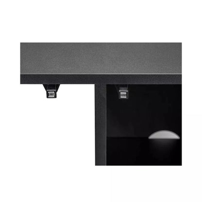 Opti Set 130 spintelė  stačiakampė, juoda, 61x41x80 cm