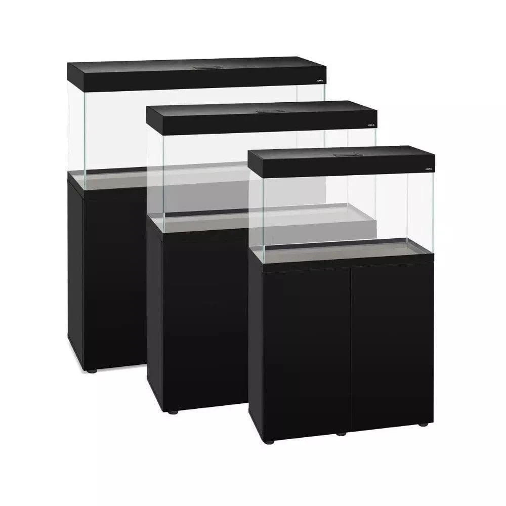 Opti Set 200 akvariumas stačiakampis, juodas, 101x41x56 cm, 200 l