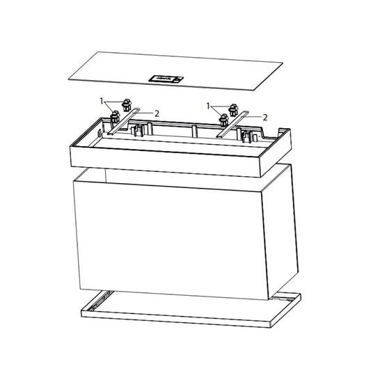 Aquael Optiset lempų laikiklis (4 vnt.)