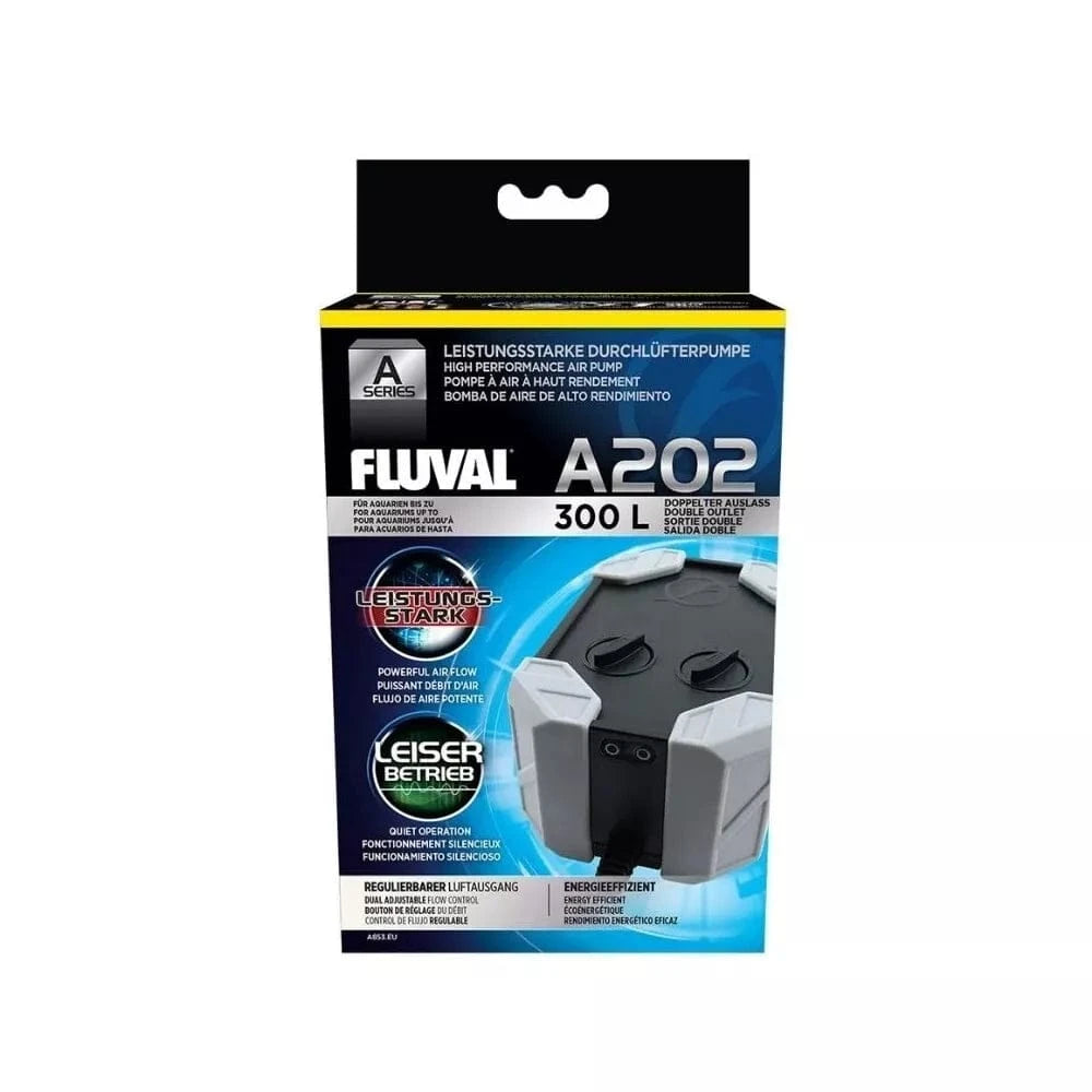 Oro pompa Fluval Air 202, 3,8 W, 180-220 l/val, iki 300 l akvariumams