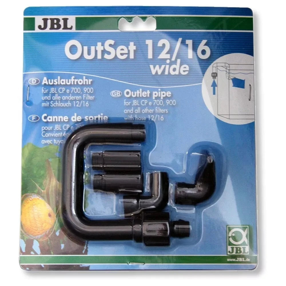 JBL OutSet wide 12/16 vandens atidavimo vamzdelis plačiu galu išoriniams filtrams CP e400/700/900/1,2