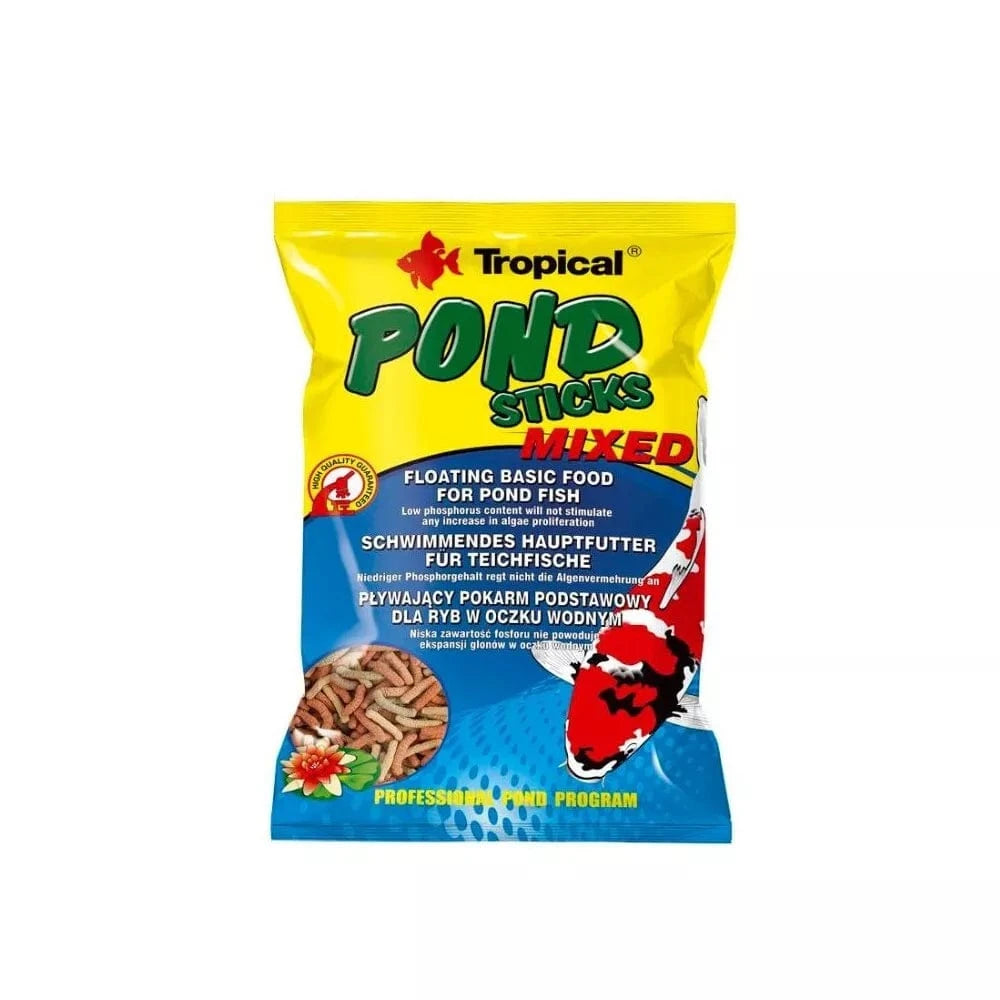 Tropical Pond Sticks Mixed maistas Koi karpiams spalvotomis lazdelėmis 1000 ml