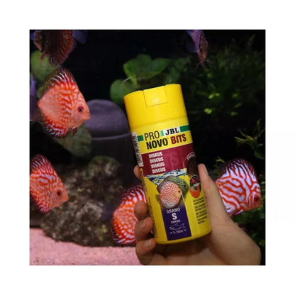 ProNovo Bits Grano S universalus pašaras diskusams ir Pietų Amerikos ciklidams 250 ml (click)