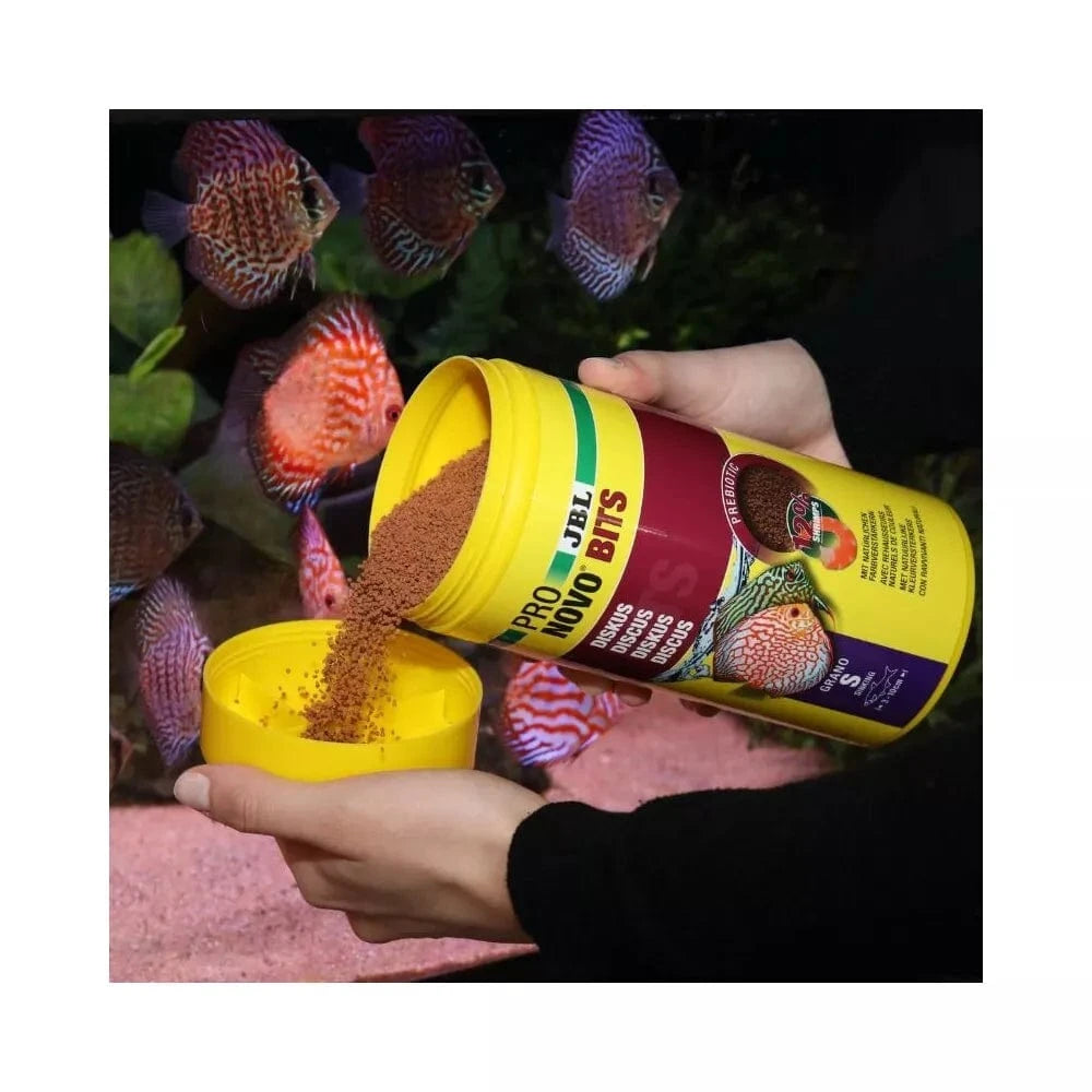 ProNovo Bits Grano S universalus pašaras diskusams ir Pietų Amerikos ciklidams 250 ml (click)