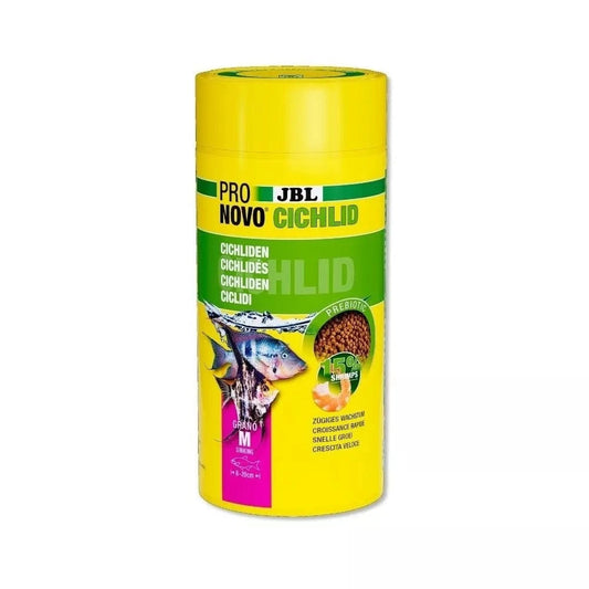 JBL ProNovo Cichlid Grano M pašaras žuvims 1000 ml