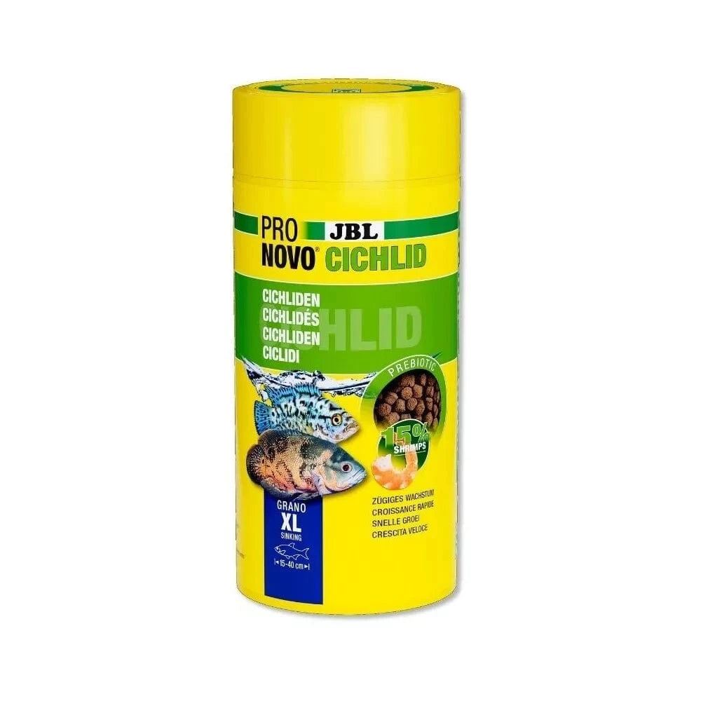 JBL ProNovo Cichlid Grano XL pašaras žuvims 1000 ml