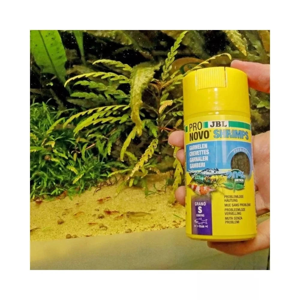 JBL ProNovo Shrimps Grano S pašaras krevetėms 100 ml (click)