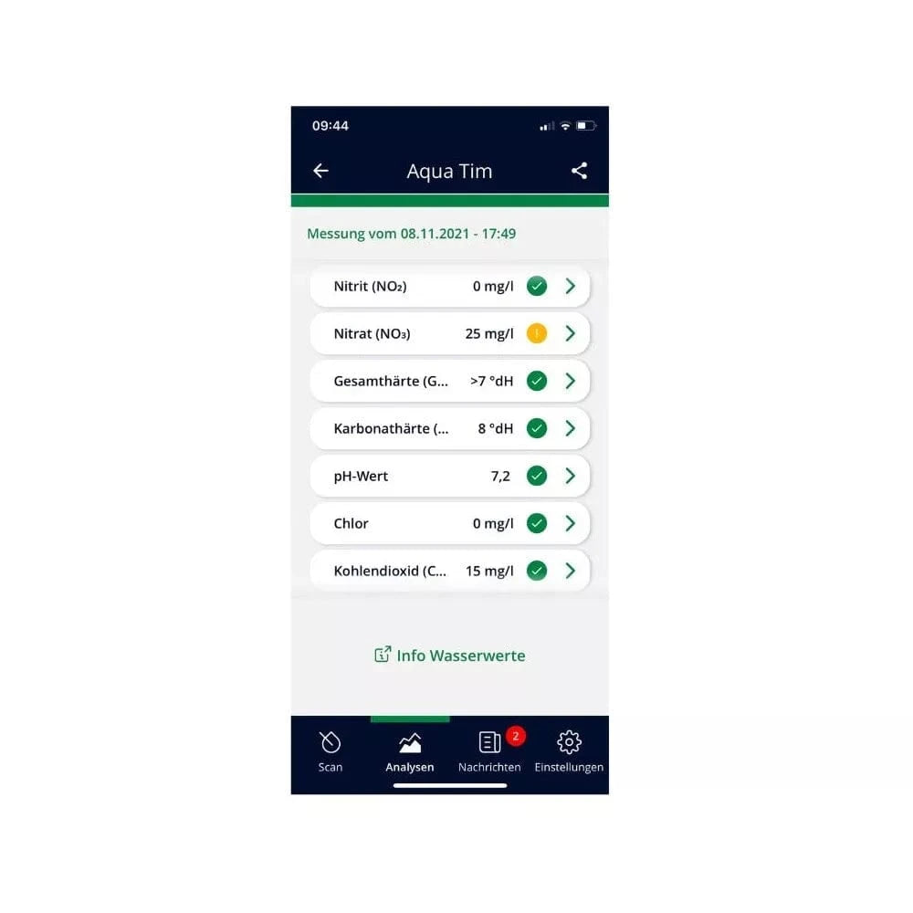 ProScan vandens testai