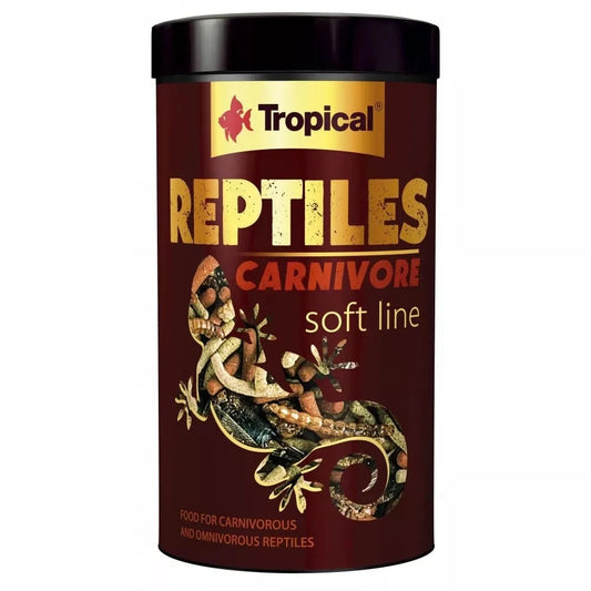 Maistas mėsėdžiams ropliams, minkštas Soft Line Reptiles Carnivore 250 ml