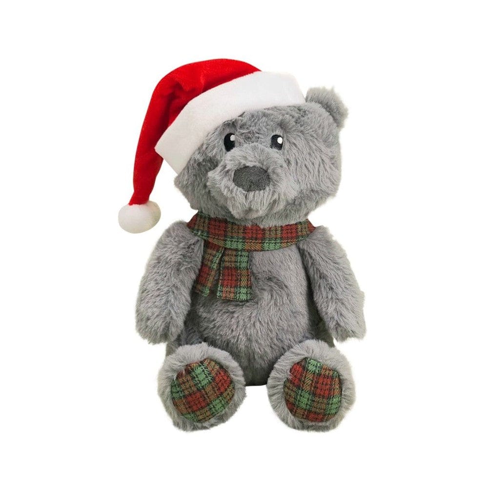 Žaislas šunims pliušinis kalėdinis lokys, 23 cm