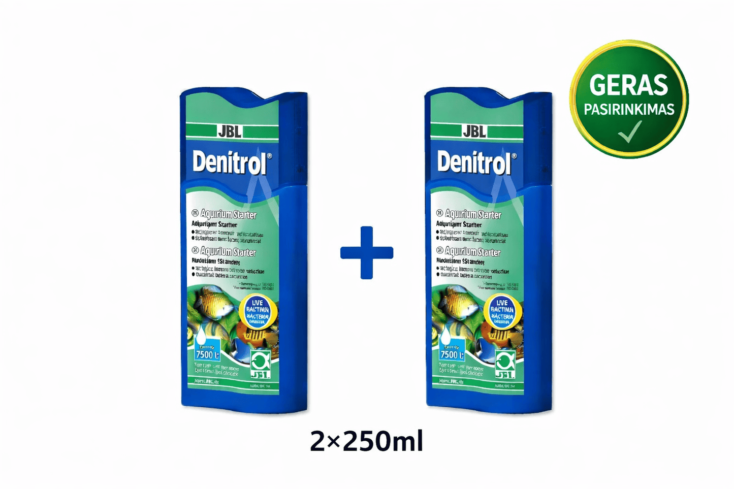 JBL Denitrol – Greitas Akvariumo Atkūrimas 💧 Skaidrus Vanduo + Sveikos Žuvys