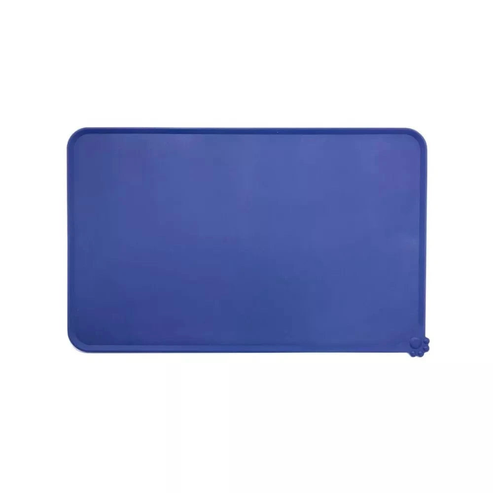Silikoninis padėklas dubenėliams Canto, 47x30 cm, mėlynas
