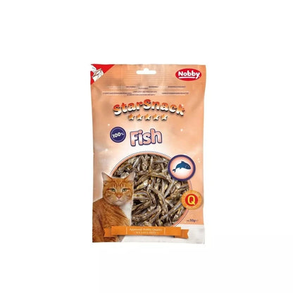 Skanėstas katėms džiovintos žuvytės, 50 g