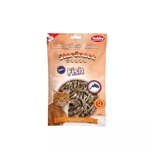 Skanėstas katėms džiovintos žuvytės, 50 g