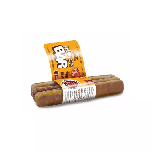 Skanėstas šunims jautienos skonio kolageno pagaliukai, S, 3 vnt.