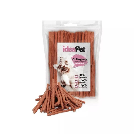 Skanėstas šunims pagaliukai su ėriena ir ryžiais, 500 g