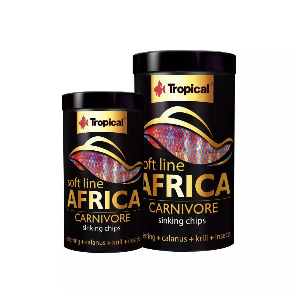 Soft Line Africa Carnivore minkštas maistas visaėdėms ir mėsėdėms Afrikos žuvims 100 ml