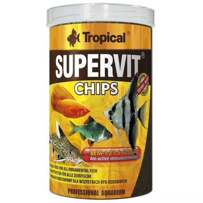 Tropical Supervit Chips maistas su Beta-gliukanu žuvims 100 ml