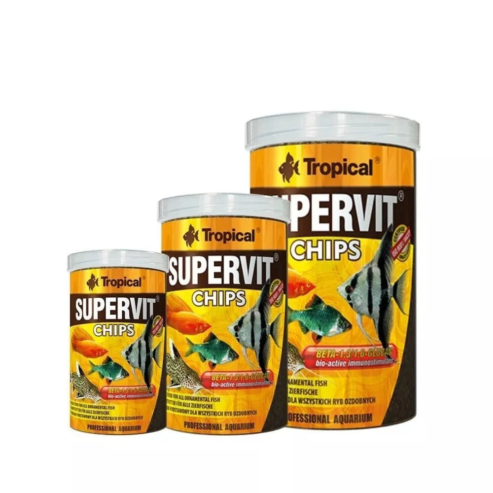 Tropical Supervit Chips maistas su Beta-gliukanu žuvims 100 ml